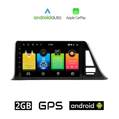 TOYOTA CHR (μετά το 2017) Android οθόνη αυτοκίνητου 2GB με GPS WI-FI (ηχοσύστημα αφής 9" ιντσών OEM Android Auto Apple Carplay Youtube Playstore MP3 USB Radio Bluetooth Mirrorlink εργοστασιακή, 4x60W, AUX)