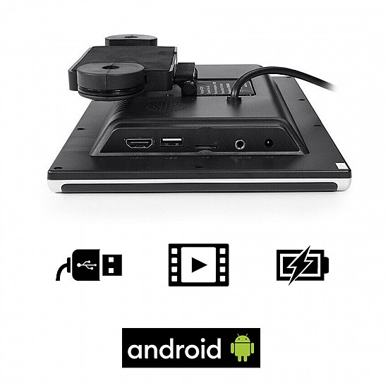 Προσκέφαλα αυτοκινήτου Android 2GB με οθόνη αφής 9 ιντσών και WI-FI Youtube Playstore Bluetooth (Internet Video USB ράδιο MP5 MP3 οθόνη αυτοκινήτου παιδιά βίντεο games ταξίδι τραγούδια παιχνίδια ταινίες) 1 τεμάχιο R1539