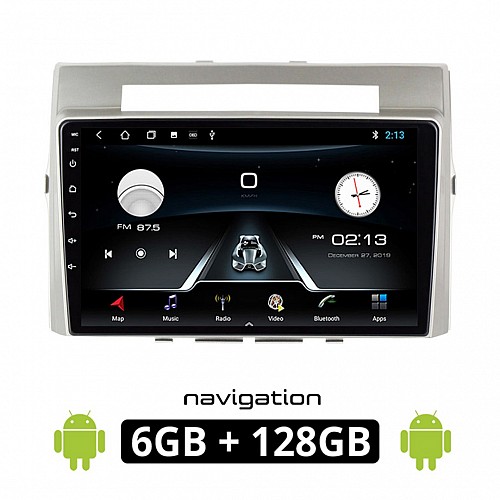 TOYOTA VERSO (2004 - 2009) Android οθόνη αυτοκίνητου 6GB με GPS WI-FI (ηχοσύστημα αφής 9" ιντσών OEM Youtube Playstore MP3 USB Radio Bluetooth Mirrorlink εργοστασιακή, 4x60W, AUX) TOY65-6GB