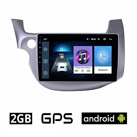HONDA JAZZ (2008 - 2012) Android οθόνη αυτοκίνητου 2GB με GPS WI-FI (ηχοσύστημα αφής 10 ιντσών OEM Youtube Playstore MP3 USB Radio Bluetooth Mirrorlink εργοστασιακή, 4x60W, AUX) HO59-2GB