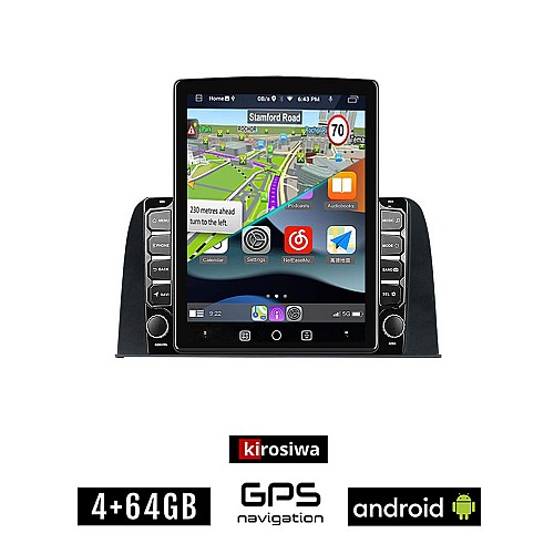 KIROSIWA HONDA CRV (μετά το 2017) Android οθόνη αυτοκίνητου 4GB με GPS WI-FI (ηχοσύστημα αφής 9.7" ιντσών OEM Youtube Playstore MP3 USB Radio 4+64GB Bluetooth Mirrorlink εργοστασιακή, 4x60W, AUX)
