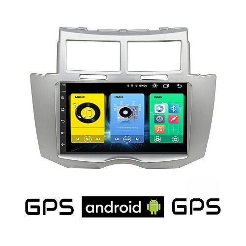 TOYOTA YARIS (2006 - 2010) Android οθόνη αυτοκίνητου με GPS WI-FI (ηχοσύστημα αφής 7" ιντσών OEM Youtube Playstore MP3 USB Radio Bluetooth Mirrorlink εργοστασιακή, 4x60W, AUX)