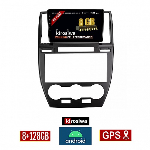 KIROSIWA 8GB + 128GB LAND ROVER FREELANDER 2 (2006 - 2014) Android οθόνη αυτοκίνητου με GPS WI-FI (ηχοσύστημα αφής 9" ιντσών OEM Youtube Playstore MP3 USB Radio Bluetooth Mirrorlink DSP Apple Carplay Android Auto 4G Sim Card 4x60W, AUX) KL-1541