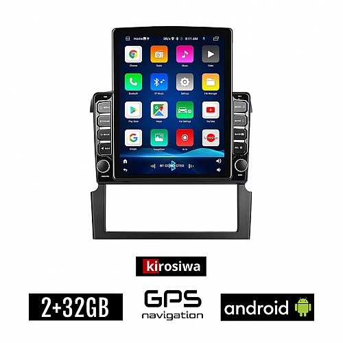 KIROSIWA KIA SORENTO 2006-2009 Android οθόνη αυτοκίνητου 2GB με GPS WI-FI (ηχοσύστημα αφής 9.7" ιντσών OEM Youtube Playstore MP3 USB Radio Bluetooth Mirrorlink εργοστασιακή, 4x60W, AUX)