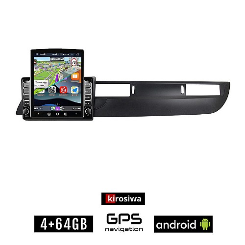 KIROSIWA CITROEN C5 (2007 - 2017) Android οθόνη αυτοκίνητου 4GB με GPS WI-FI (ηχοσύστημα αφής 9.7" ιντσών OEM Youtube Playstore MP3 USB Radio 4+64GB Bluetooth Mirrorlink εργοστασιακή, 4x60W, AUX)
