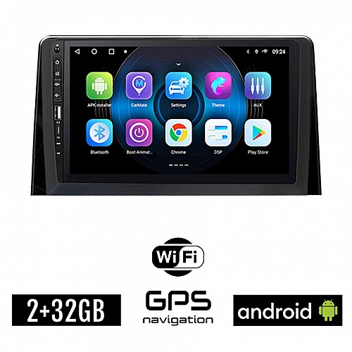 PEUGEOT PARTNER (μετά το 2018) Android οθόνη αυτοκίνητου 2GB με GPS WI-FI (ηχοσύστημα αφής 9" ιντσών OEM Youtube Playstore MP3 USB Radio Bluetooth Mirrorlink εργοστασιακή, 4x60W, Navi) WR7078314