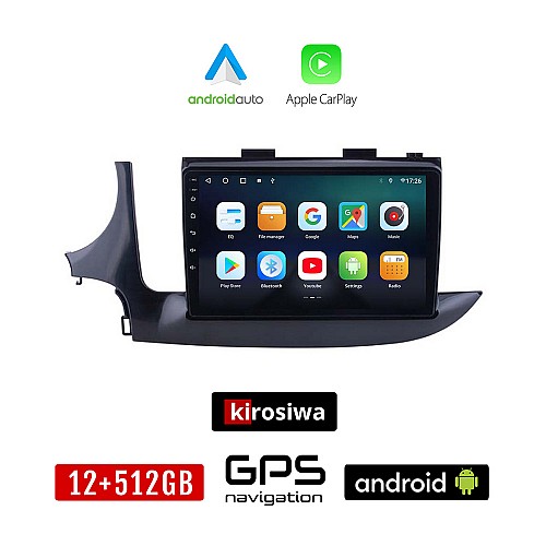 KIROSIWA OPEL MOKKA (μετά το 2016) Android οθόνη αυτοκίνητου 12GB + 512GB με GPS WI-FI (ηχοσύστημα αφής 9" ιντσών OEM Android Auto Apple Carplay Youtube Playstore MP3 USB Radio Bluetooth Mirrorlink εργοστασιακή, 4x60W, AUX)