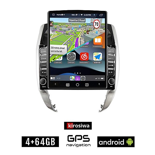 KIROSIWA NISSAN NOTE (μετά το 2012) Android οθόνη αυτοκίνητου 4GB με GPS WI-FI (ηχοσύστημα αφής 9.7" ιντσών OEM Youtube Playstore MP3 USB Radio 4+64GB Bluetooth Mirrorlink εργοστασιακή, 4x60W, AUX)