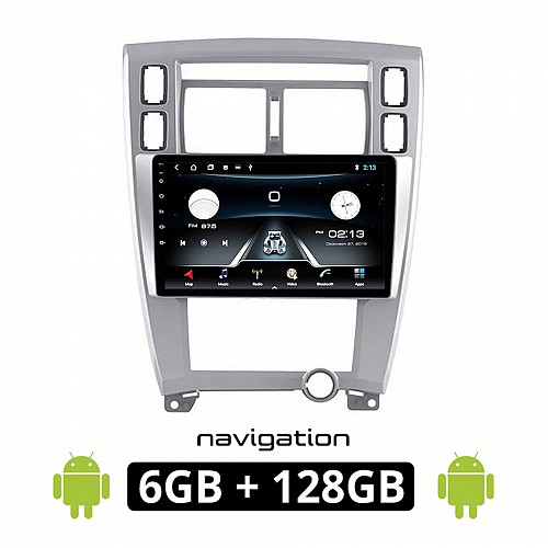 HYUNDAI TUCSON (2004 - 2010) Android οθόνη αυτοκίνητου 6GB με GPS WI-FI (ηχοσύστημα αφής 10" ιντσών OEM Youtube Playstore MP3 USB Radio Bluetooth Mirrorlink εργοστασιακή, 4x60W, AUX)