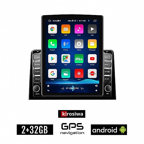 KIROSIWA OPEL COMBO (μετά το 2018) Android οθόνη αυτοκίνητου 2GB με GPS WI-FI (ηχοσύστημα αφής 9.7" ιντσών OEM Youtube Playstore MP3 USB Radio Bluetooth Mirrorlink εργοστασιακή, 4x60W, AUX)