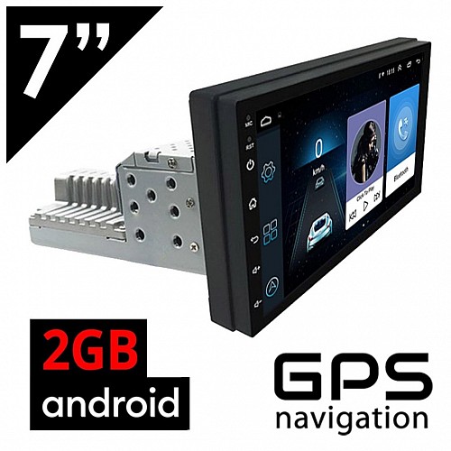 Ηχοσύστημα αυτοκινήτου universal 1-DIN (Bluetooth / USB / WiFi / GPS / 1DIN) με οθόνη αφής 7" ιντσών