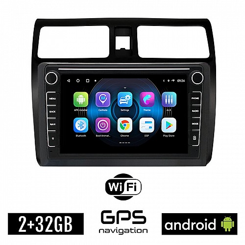 SUZUKI SWIFT (2005 - 2011) Android οθόνη αυτοκίνητου 2GB με GPS WI-FI (ηχοσύστημα αφής 8" ιντσών OEM Youtube Playstore MP3 USB Radio Bluetooth Mirrorlink εργοστασιακή, 4x60W)