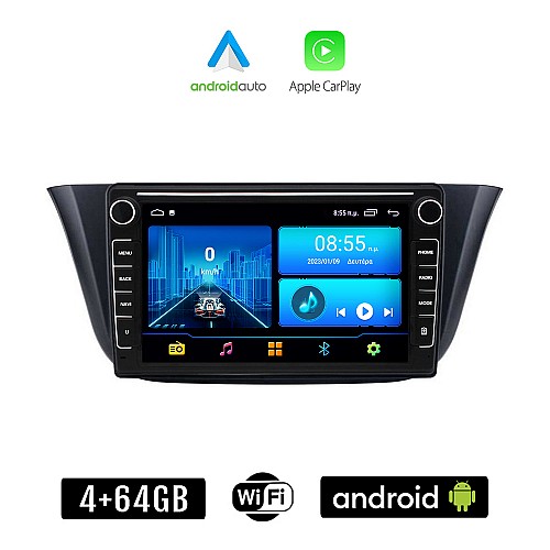 IVECO DAILY (μετά το 2014) Android οθόνη αυτοκίνητου 4+64GB με GPS WI-FI (ηχοσύστημα αφής 8" ιντσών 4GB CarPlay Android Auto Car Play Youtube Playstore MP3 USB Radio Bluetooth Mirrorlink εργοστασιακή, 4x60W, Navi)