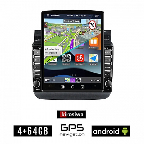 KIROSIWA Volkswagen VW TOUAREG (μετά το 2012) Android οθόνη αυτοκίνητου 4GB με GPS WI-FI (ηχοσύστημα αφής 9.7" ιντσών OEM Youtube Playstore MP3 USB Radio 4+64GB Bluetooth Mirrorlink εργοστασιακή 4x60W, AUX)