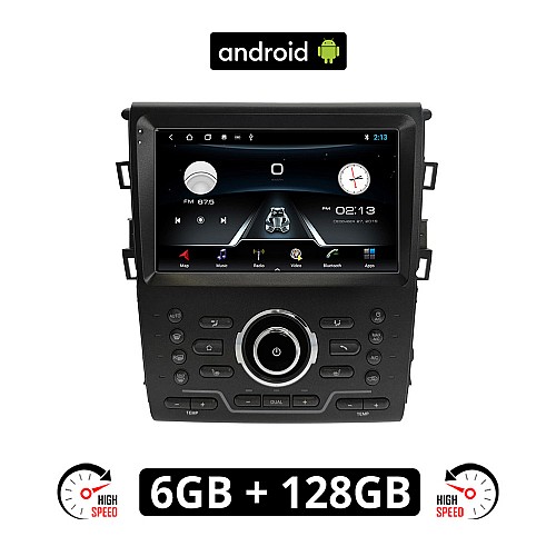 FORD MONDEO CLIMA (μετά το 2013) Android οθόνη αυτοκίνητου 6GB με GPS WI-FI (ηχοσύστημα αφής 9" ιντσών OEM Youtube Playstore MP3 USB Radio Bluetooth Mirrorlink εργοστασιακή, 4x60W, AUX, πλοηγός)