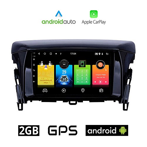 MITSUBISHI ECLIPSE CROSS (μετά το 2018) Android οθόνη αυτοκίνητου 2GB με GPS WI-FI (ηχοσύστημα αφής 9" ιντσών OEM Android Auto Apple Carplay Youtube Playstore MP3 USB Radio Bluetooth Mirrorlink εργοστασιακή, 4x60W, AUX)
