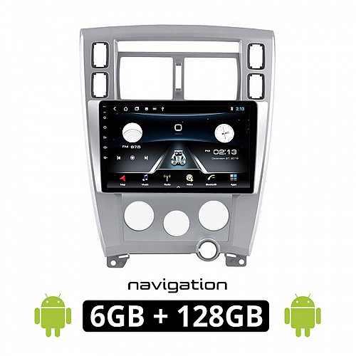 HYUNDAI TUCSON (2004 - 2010) A/C Android οθόνη αυτοκίνητου 6GB με GPS WI-FI (ηχοσύστημα αφής 10" ιντσών OEM Youtube Playstore MP3 USB Radio Bluetooth Mirrorlink εργοστασιακή, 4x60W, AUX) HY92-6GB
