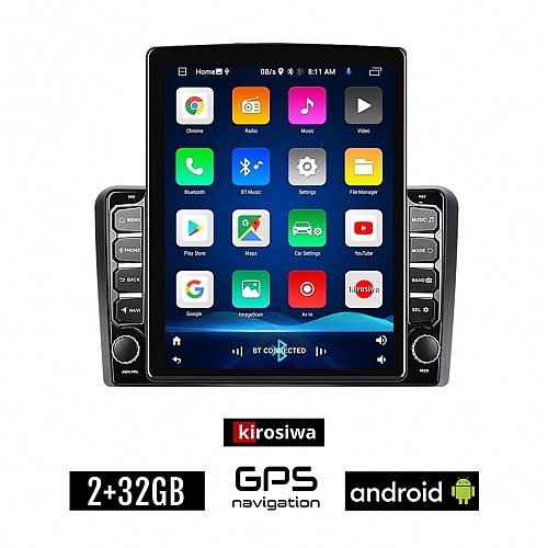KIROSIWA HONDA  JAZZ (μετά το 2019) Android οθόνη αυτοκίνητου 2GB με GPS WI-FI (ηχοσύστημα αφής 9.7" ιντσών OEM Youtube Playstore MP3 USB Radio Bluetooth Mirrorlink εργοστασιακή, 4x60W, AUX)