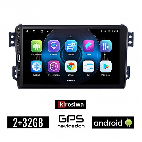 SUZUKI SPLASH (μετά το 2008) Android οθόνη αυτοκίνητου 2GB με GPS WI-FI (ηχοσύστημα αφής 9" ιντσών OEM Youtube Playstore MP3 USB Radio Bluetooth Mirrorlink εργοστασιακή 4x60W, Navi) WR7078372