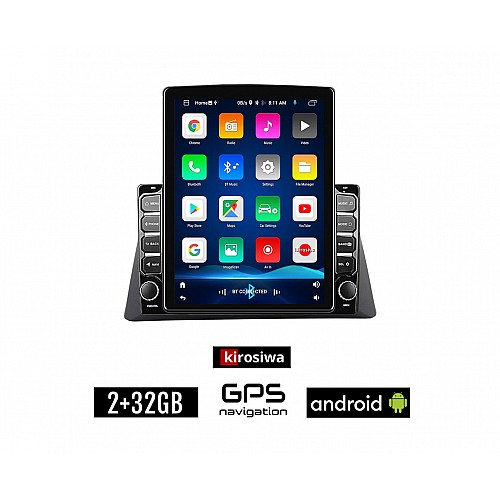 KIROSIWA HONDA ACCORD 2013-2018 Android οθόνη αυτοκίνητου 2GB με GPS WI-FI (ηχοσύστημα αφής 9.7" ιντσών OEM Youtube Playstore MP3 USB Radio Bluetooth Mirrorlink εργοστασιακή, 4x60W, AUX)