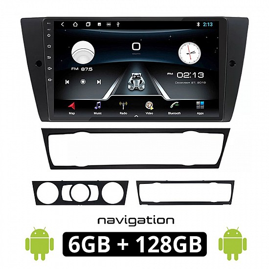 BMW E90 (E91, E92, E93) 2005 - 2012 Android οθόνη αυτοκίνητου 6GB με GPS WI-FI (ΣΕΙΡΑ 3 E91 E92 E93 ηχοσύστημα αφής 9 ιντσών OEM Youtube Playstore MP3 USB Radio Bluetooth Mirrorlink Ε90 Ε91 Ε92 Ε93 εργοστασιακή, 4x60W, AUX) BM04-6GB
