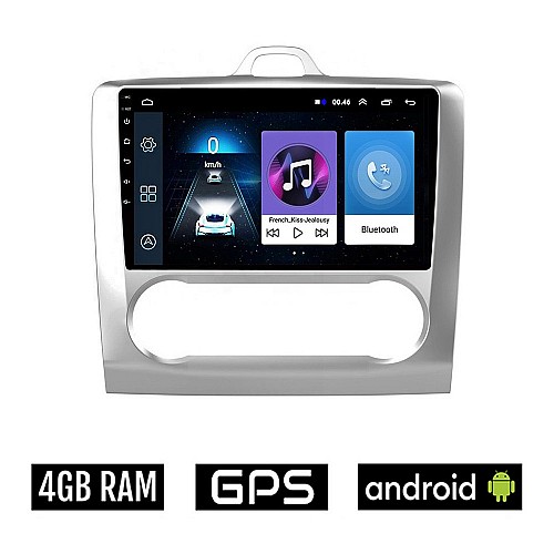 FORD FOCUS (2005 - 2011) *Με αυτόματο κλιματισμό Android οθόνη αυτοκίνητου 4GB με GPS WI-FI (ηχοσύστημα αφής 9" ιντσών OEM Youtube Playstore MP3 USB Radio Bluetooth εργοστασιακή, 4x60W)