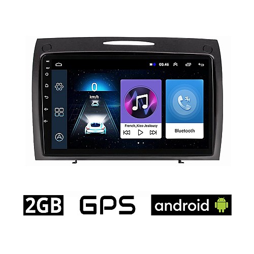 MERCEDES SLK R171 (2004 - 2010) Android οθόνη αυτοκίνητου 2GB με GPS WI-FI (ηχοσύστημα αφής 9" ιντσών OEM Youtube Playstore MP3 USB Radio Bluetooth Mirrorlink εργοστασιακή, 4x60W, Benz)