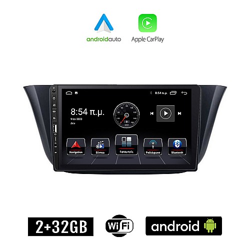 IVECO DAILY (μετά το 2014) Android οθόνη αυτοκίνητου 2+32GB με GPS WI-FI (ηχοσύστημα αφής 9" ιντσών Apple CarPlay Android Auto 2GB Car Play Youtube Playstore MP3 USB Radio Bluetooth Mirrorlink εργοστασιακή, 4x60W, Navi)