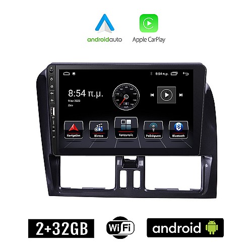 VOLVO XC60 (2009 - 2017) Android οθόνη αυτοκίνητου 2+32GB με GPS WI-FI (ηχοσύστημα αφής 9" ιντσών Apple CarPlay Android Auto 2GB Car Play Youtube Playstore MP3 USB Radio Bluetooth Mirrorlink εργοστασιακή, 4x60W, Navi)