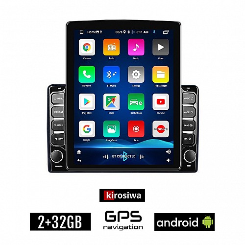 KIROSIWA PEUGEOT EXPERT (2007 - 2016) Android οθόνη αυτοκίνητου 2GB με GPS WI-FI (ηχοσύστημα αφής 9.7" ιντσών OEM Youtube Playstore MP3 USB Radio Bluetooth Mirrorlink εργοστασιακή 4x60W, AUX)