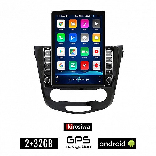 KIROSIWA NISSAN X-TRAIL (μετά το 2014) Android οθόνη αυτοκίνητου 2GB με GPS WI-FI (ηχοσύστημα αφής 9.7" ιντσών OEM Youtube Playstore MP3 USB Radio Bluetooth Mirrorlink εργοστασιακή, 4x60W, AUX)