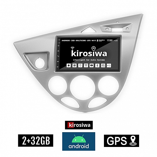 KIROSIWA 2+32GB FORD FOCUS (1998-2004) Android οθόνη αυτοκίνητου 2GB με GPS WI-FI (ηχοσύστημα αφής 7" ιντσών OEM Youtube Playstore MP3 USB Radio Bluetooth Mirrorlink εργοστασιακή, 4x60W, AUX) RX-5168