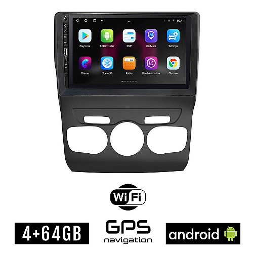 CITROEN C4 - DS4 (2011 - 2018) Android οθόνη αυτοκίνητου 4GB με GPS WI-FI (ηχοσύστημα αφής 9" ιντσών OEM Youtube Playstore MP3 USB Radio Bluetooth Mirrorlink εργοστασιακή, 4x60W, Navi)