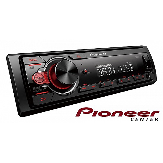 PIONEER MVH-130DAB radio DAB USB AUX 4x50w RCA Pre-Outs ραδιόφωνο αυτοκινήτου