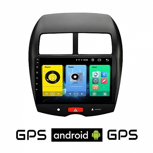PEUGEOT 4008 (2012 - 2018) Android οθόνη αυτοκίνητου με GPS WI-FI (ηχοσύστημα αφής 10" ιντσών OEM Youtube Playstore MP3 USB Radio Bluetooth Mirrorlink εργοστασιακή, 4x60W, AUX)