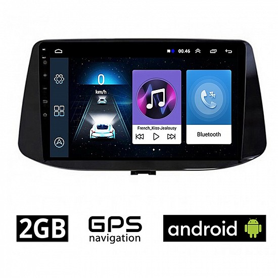 HYUNDAI i30 (μετά το 2018) Android οθόνη αυτοκίνητου με GPS WI-FI 2GB (ηχοσύστημα αφής 9 ιντσών OEM Youtube Playstore MP3 USB Radio Bluetooth Mirrorlink εργοστασιακή, 4x60W, AUX) HY275-2GB