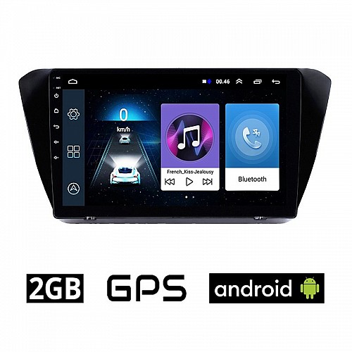 SKODA SUPERB μετά το 2015 Android οθόνη αυτοκίνητου 2GB με GPS WI-FI (ηχοσύστημα αφής 10" ιντσών OEM Youtube Playstore MP3 USB Radio Bluetooth Mirrorlink εργοστασιακή, AUX, 4x60W) SK46-2GB
