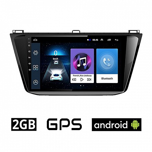 Volkswagen VW TIGUAN (μετά 2016) Android οθόνη αυτοκίνητου 2GB με GPS WI-FI (ηχοσύστημα αφής 10" ιντσών OEM Youtube Playstore MP3 USB Radio Bluetooth Mirrorlink, Εργοστασιακή 4x60W, AUX) VO39-2GB