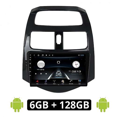 CHEVROLET SPARK 2009-2015 Android οθόνη αυτοκίνητου 6GB με GPS WI-FI (ηχοσύστημα αφής 9" ιντσών OEM Youtube Playstore MP3 USB Radio Bluetooth Mirrorlink  εργοστασιακή, 4x60W, AUX) CH58-6GB