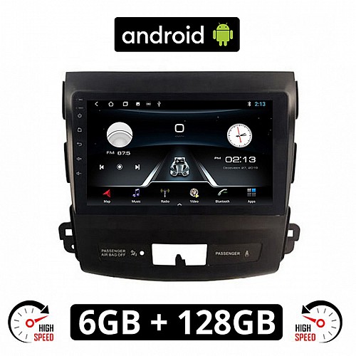 CITROEN C-CROSSER (μετά το 2007)  Android οθόνη αυτοκίνητου 6GB με GPS WI-FI (ηχοσύστημα αφής 9" ιντσών OEM Youtube Playstore MP3 USB Radio Bluetooth Mirrorlink εργοστασιακή, 4x60W, πλοηγός)