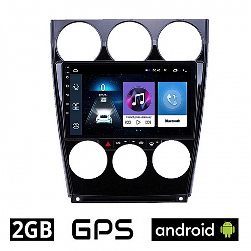 MAZDA 6 2005-2008 Android οθόνη αυτοκίνητου 2GB με GPS WI-FI (ηχοσύστημα αφής 9" ιντσών OEM Youtube Playstore MP3 USB Radio Bluetooth Mirrorlink εργοστασιακή, 4x60W, AUX) MA93-2GB