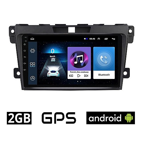 MAZDA CX-7 (2006-2012) Android οθόνη αυτοκίνητου 2GB με GPS WI-FI (ηχοσύστημα αφής 9" ιντσών OEM Youtube Playstore MP3 USB Radio Bluetooth Mirrorlink εργοστασιακή, 4x60W, AUX) MA09-2GB