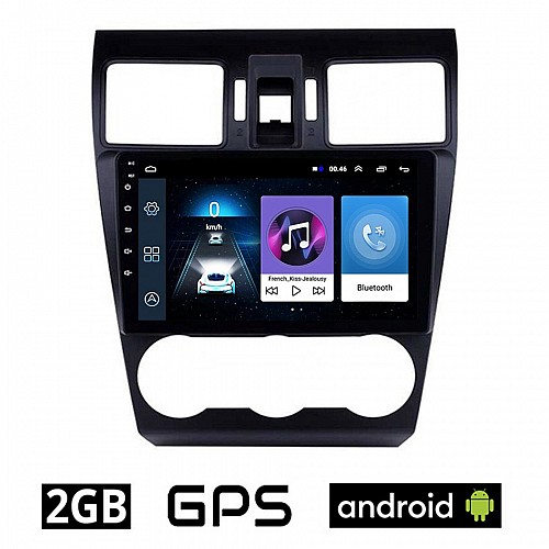SUBARU FORESTER (μετά το 2013) Android οθόνη αυτοκίνητου 2GB με GPS WI-FI (ηχοσύστημα αφής 9" ιντσών OEM Youtube Playstore MP3 USB Radio Bluetooth Mirrorlink εργοστασιακή, 4x60W, AUX) SU72-2GB