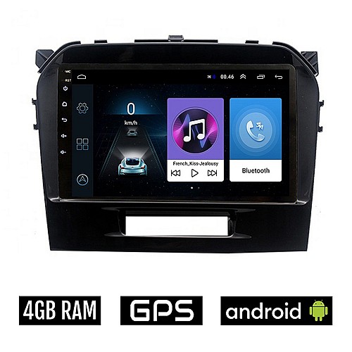 SUZUKI GRAND VITARA (μετά το 2016) Android οθόνη αυτοκίνητου 4GB με GPS WI-FI (ηχοσύστημα αφής 9" ιντσών OEM Youtube Playstore MP3 USB Radio Bluetooth Mirrorlink εργοστασιακή, AUX, 4x60W) SUZ37-4GB