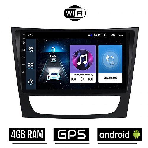 MERCEDES CLS (W219) 2003-2010 Android οθόνη αυτοκίνητου 4GB με GPS WI-FI (ηχοσύστημα αφής 9" ιντσών OEM Youtube Playstore MP3 USB Radio Bluetooth Mirrorlink εργοστασιακή, 4x60W, Benz)