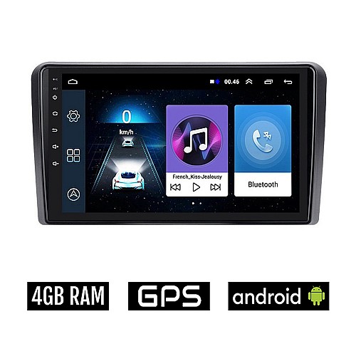 HYUNDAI H1 (μετά το 2007) Android οθόνη αυτοκίνητου 4GB με GPS WI-FI (ηχοσύστημα αφής 9" ιντσών OEM Youtube Playstore MP3 USB Radio Bluetooth Mirrorlink εργοστασιακή, 4x60W, AUX) HY22-4GB