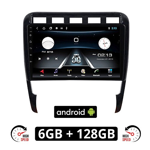 PORSCHE CAYENNE (2002 - 2011) Android οθόνη αυτοκίνητου 6GB με GPS WI-FI (ηχοσύστημα αφής 9" ιντσών OEM Youtube Playstore MP3 USB Radio Bluetooth Mirrorlink εργοστασιακή, 4x60W, AUX) PO93-6GB