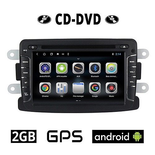 RENAULT CAPTUR (μετά το 2013) CD DVD Android οθόνη αυτοκίνητου 2GB με GPS WI-FI DSP (ηχοσύστημα αφής 7" ιντσών OEM Youtube Playstore MP3 USB Bluetooth 4x60W Radio Mirrorlink εργοστασιακού τύπου)