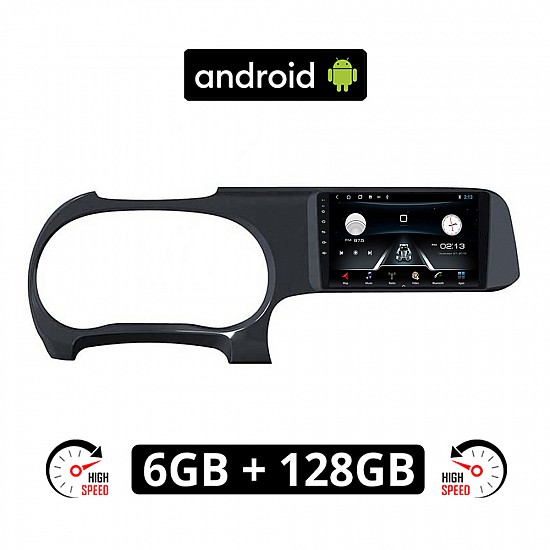 HYUNDAI i10 (μετά το 2020) Android οθόνη αυτοκίνητου 6GB με GPS WI-FI (ηχοσύστημα αφής 9 ιντσών OEM Youtube Playstore MP3 USB Radio Bluetooth Mirrorlink εργοστασιακή, 4x60W, AUX) HY12-6GB