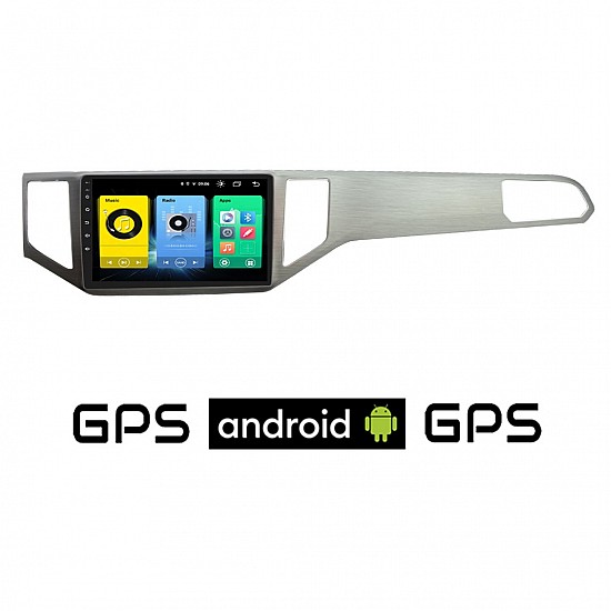 VOLKSWAGEN GOLF SPORTSVAN (μετά το 2014) VW Android οθόνη αυτοκίνητου με GPS WI-FI (ηχοσύστημα αφής 10 ιντσών OEM Youtube Playstore MP3 USB Radio Bluetooth Mirrorlink εργοστασιακή, 4x60W, AUX) VW84